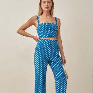 REFORMATION River Two-Piece Set in Jimmy - size 8